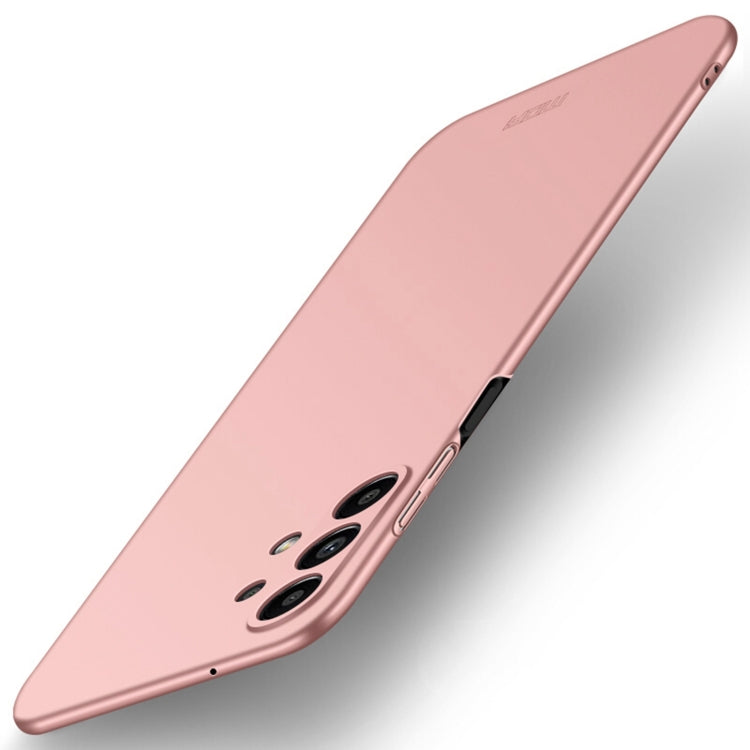 For Samsung Galaxy A13 4G MOFI Frosted PC Ultra-thin Hard Case(Rose Gold) - Galaxy Phone Cases by MOFI | Online Shopping South Africa | PMC Jewellery