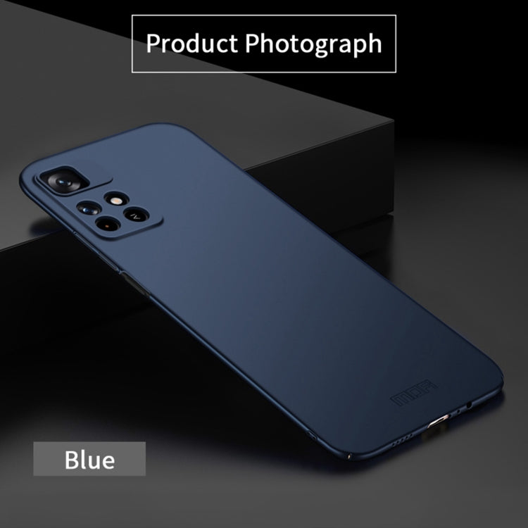 For Redmi Note 11 5G / Note11S 5G / Poco M4 Pro 5G MOFI Frosted PC Ultra-thin Hard  Phone Case(Blue) - Xiaomi Cases by MOFI | Online Shopping South Africa | PMC TechLife