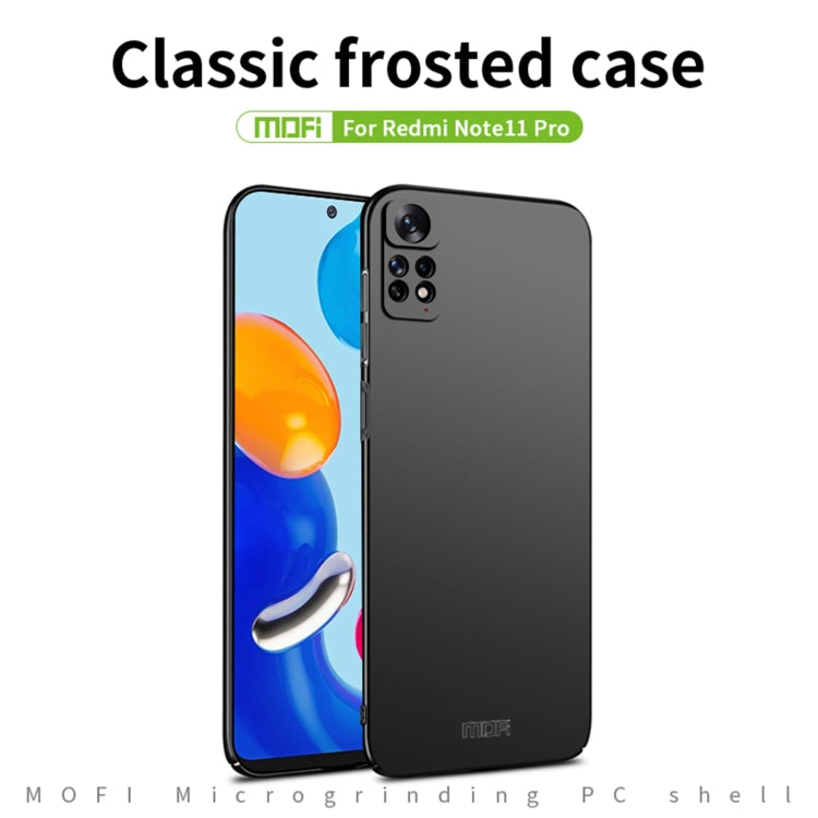 For Xiaomi Redmi Note 11 Pro Global MOFI Frosted PC Ultra-thin Hard  Phone Case(Black) - free shipping - PMC TechLife - Order now!