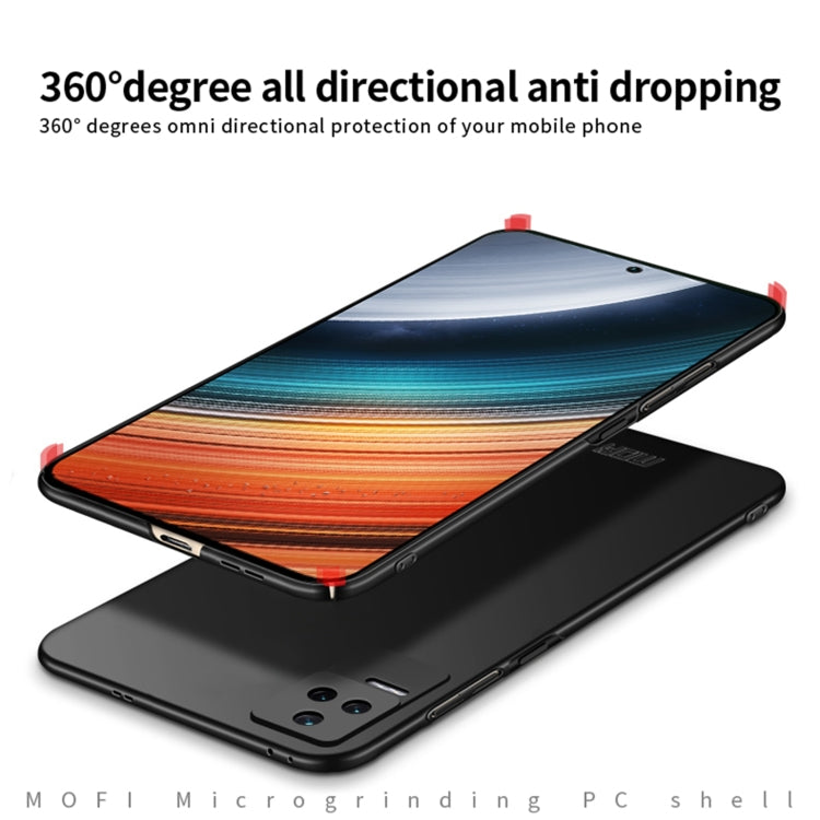 For Xiaomi Redmi K40S MOFI Frosted PC Ultra-thin Hard  Phone Case(Blue) - Xiaomi Cases by MOFI | Online Shopping South Africa | PMC TechLife | Buy Now Pay Later Mobicred