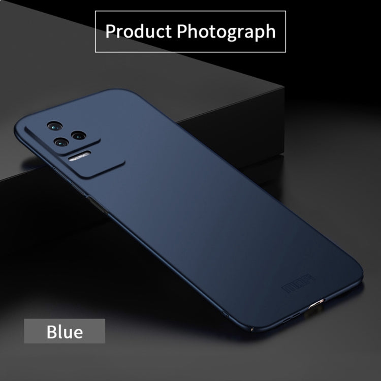 For Xiaomi Redmi K40S MOFI Frosted PC Ultra-thin Hard  Phone Case(Blue) - Xiaomi Cases by MOFI | Online Shopping South Africa | PMC Jewellery