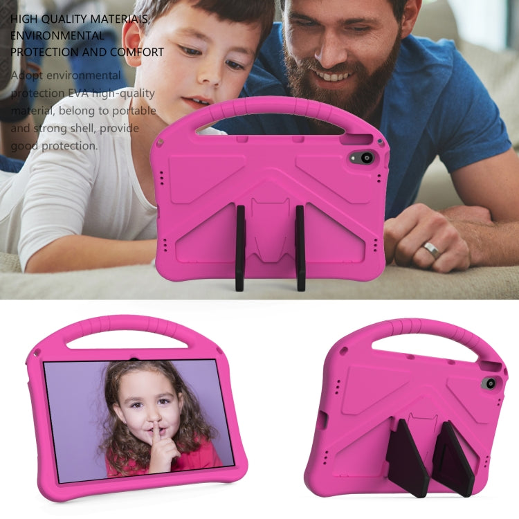 For Motorola Moto Tab G70 EVA Shockproof Tablet Case with Holder(Rose Red) - Others by PMC TechLife | Online Shopping South Africa | PMC TechLife | Buy Now Pay Later Mobicred