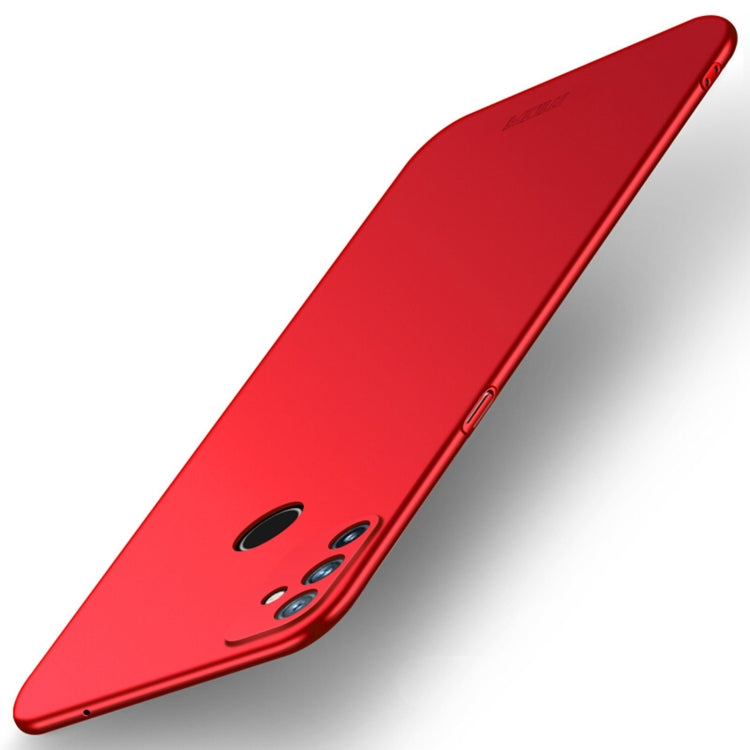 For OnePlus Nord N100 5G MOFI Frosted PC Ultra-thin Hard Case(Red) - OnePlus Cases by MOFI | Online Shopping South Africa | PMC TechLife | Buy Now Pay Later Mobicred