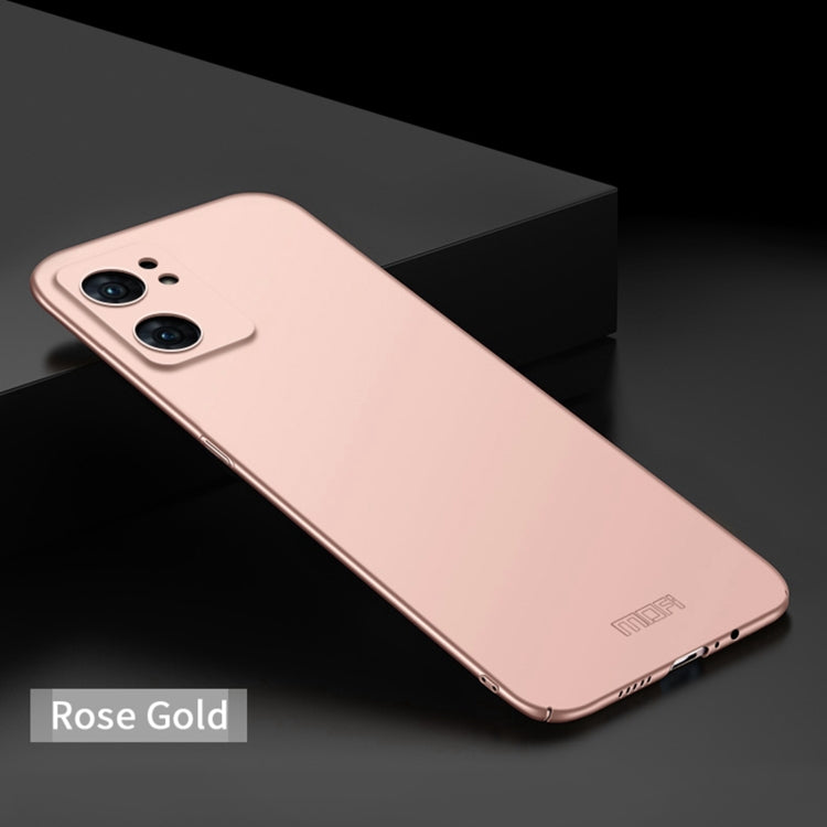 For OPPO Find X5 MOFI Frosted PC Ultra-thin Hard Case(Rose gold) - OPPO Cases by MOFI | Online Shopping South Africa | PMC TechLife
