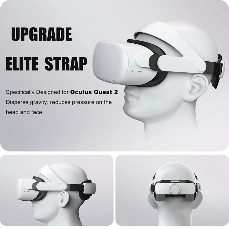 For Oculus Quest2 VR Glasses Decompression Comfort Adjustable Replacement Headset - VR Accessories by PMc TechLife | Online Shopping South Africa | PMc TechLife | Buy Now Pay Later Mobicred