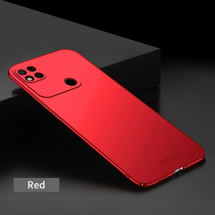 For Xiaomi Redmi 10A MOFI Frosted PC Ultra-thin Hard Case(Red) - Xiaomi Cases by MOFI | Online Shopping South Africa | PMC TechLife | Buy Now Pay Later Mobicred