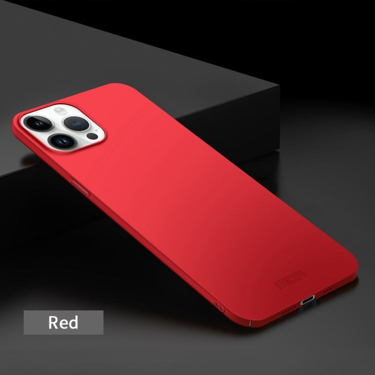 For iPhone 14 Pro Max MOFI Frosted PC Ultra-thin Hard Case (Red) - iPhone 14 Pro Max Cases by MOFI | Online Shopping South Africa | PMC TechLife | Buy Now Pay Later Mobicred