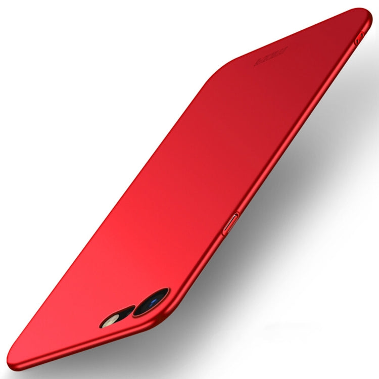 For iPhone SE 2022 / 2020 MOFI Frosted PC Ultra-thin Hard Case(Red) - iPhone SE 2022 / 2020 / 8 / 7 Cases by MOFI | Online Shopping South Africa | PMC Jewellery