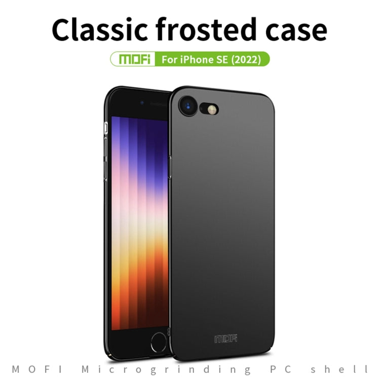 For iPhone SE 2022 / 2020 MOFI Frosted PC Ultra-thin Hard Case(Red) - iPhone SE 2022 / 2020 / 8 / 7 Cases by MOFI | Online Shopping South Africa | PMC TechLife