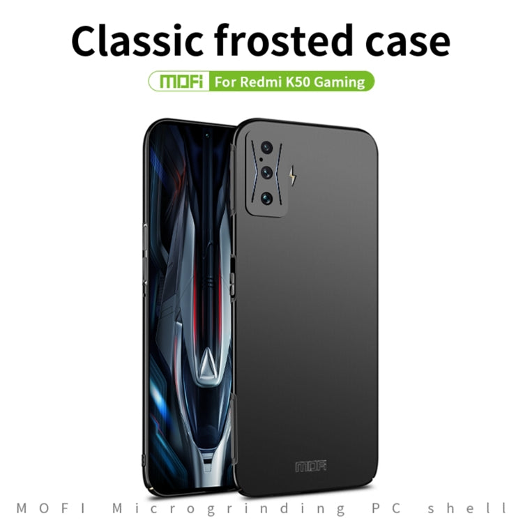 For Xiaomi Redmi K50 Gaming MOFI Frosted PC Ultra-thin Hard Case(Blue) - Xiaomi Cases by MOFI | Online Shopping South Africa | PMC TechLife | Buy Now Pay Later Mobicred