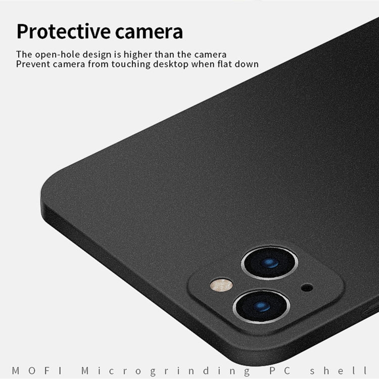 For iPhone 14 MOFI Fandun Series Frosted PC Ultra-thin Phone Case(Blue) - free shipping - PMC TechLife - Order now!