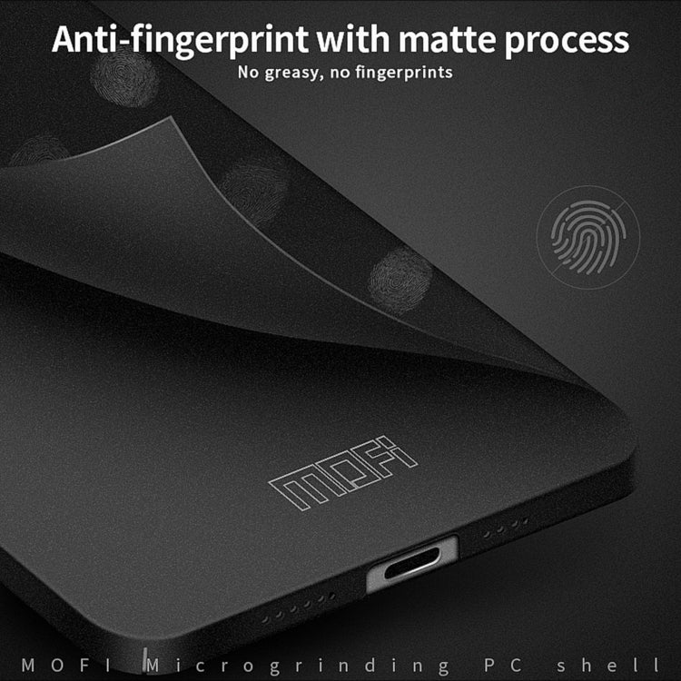 For iPhone 14 Plus  MOFI Fandun Series Frosted PC Ultra-thin Phone Case(Blue) - free shipping - PMC TechLife - Order now!