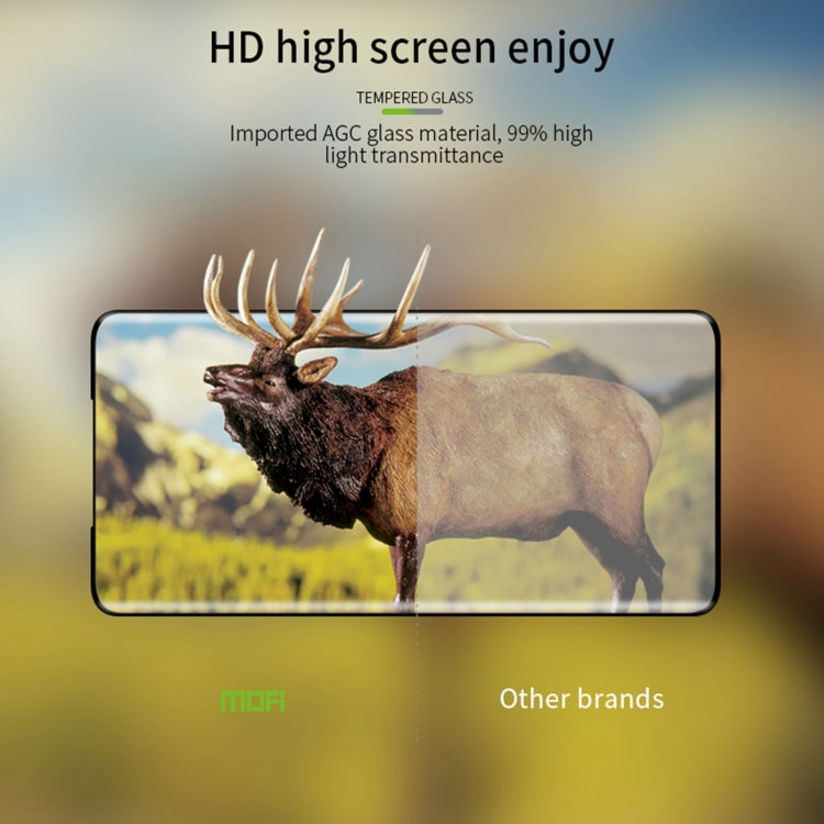 For Honor 70 Pro / 70 Pro+ MOFI 9H 3D Hot Bending Tempered Glass Film(Black) - free shipping - PMC TechLife - Order now!