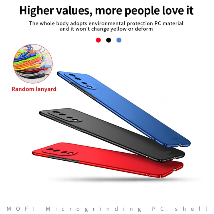 For Honor 70 Pro MOFI Frosted PC Ultra-thin Hard Case(Red) - Honor Cases by MOFI | Online Shopping South Africa | PMC TechLife