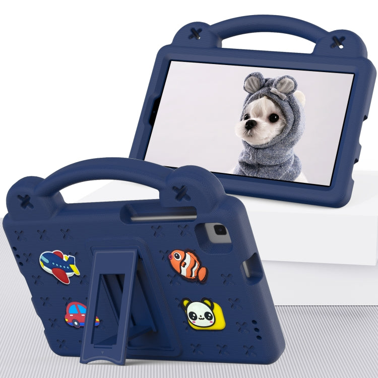 For Huawei MediaPad M5 8.4 Handle Kickstand Children EVA Shockproof Tablet Case(Navy Blue) - Huawei by PMC TechLife | Online Shopping South Africa | PMC TechLife | Buy Now Pay Later Mobicred