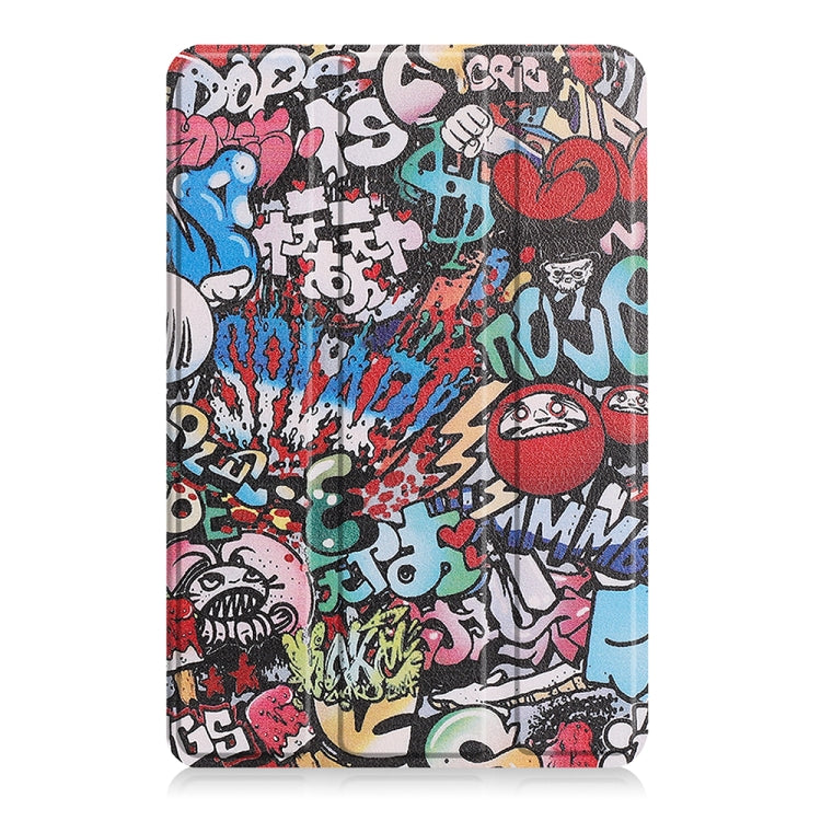 For Amazon Fire 7 12th 2022 JSM Smart Leather Tablet Case(Graffiti) - free shipping - PMc TechLife - Order now!