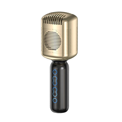 KM600 Wireless Microphone TWS Handheld Noise Reduction Smart Bluetooth-compatible Condenser Mic Music Player for Singing(Gold) - Microphone by PMC Jewellery | Online Shopping South Africa | PMC Jewellery | Buy Now Pay Later Mobicred