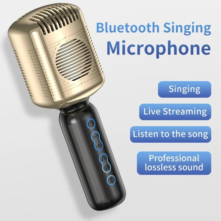 KM600 Wireless Microphone TWS Handheld Noise Reduction Smart Bluetooth-compatible Condenser Mic Music Player for Singing(Sliver) - Microphone by PMC Jewellery | Online Shopping South Africa | PMC Jewellery | Buy Now Pay Later Mobicred