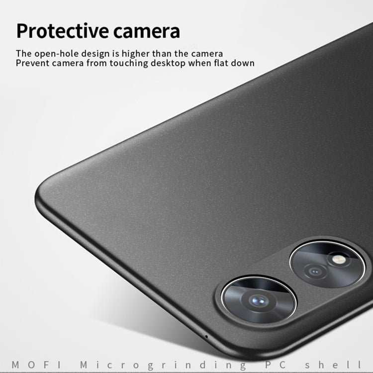 For OPPO A97 5G MOFI Frosted PC Ultra-thin Hard Phone Case(Blue) - OPPO Cases by MOFI | Online Shopping South Africa | PMC TechLife | Buy Now Pay Later Mobicred