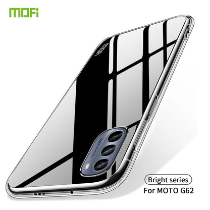 For Motorola Moto G62 5G MOFI Ming Series Ultra-thin TPU Phone Case(Transparent) - Motorola Cases by MOFI | Online Shopping South Africa | PMC Jewellery