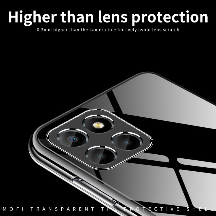 For Honor X8 5G MOFI Ming Series Ultra-thin TPU Phone Case(Transparent) - Honor Cases by MOFI | Online Shopping South Africa | PMC Jewellery