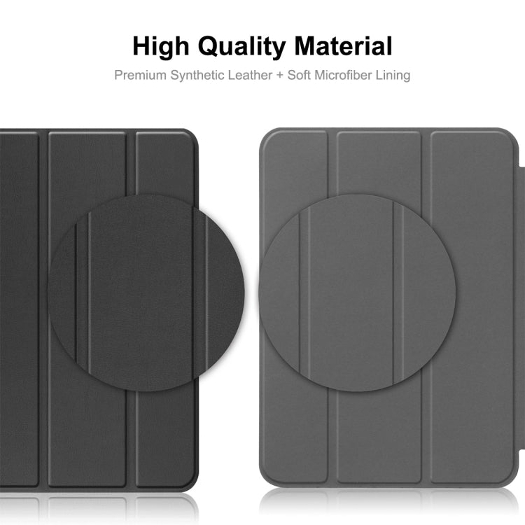 For Xiaomi Redmi Pad 10.61 inch ENKAY Tri-fold Custer Texture Leather Stand Smart Case(Dark Blue) - free shipping - PMc TechLife - Order now!