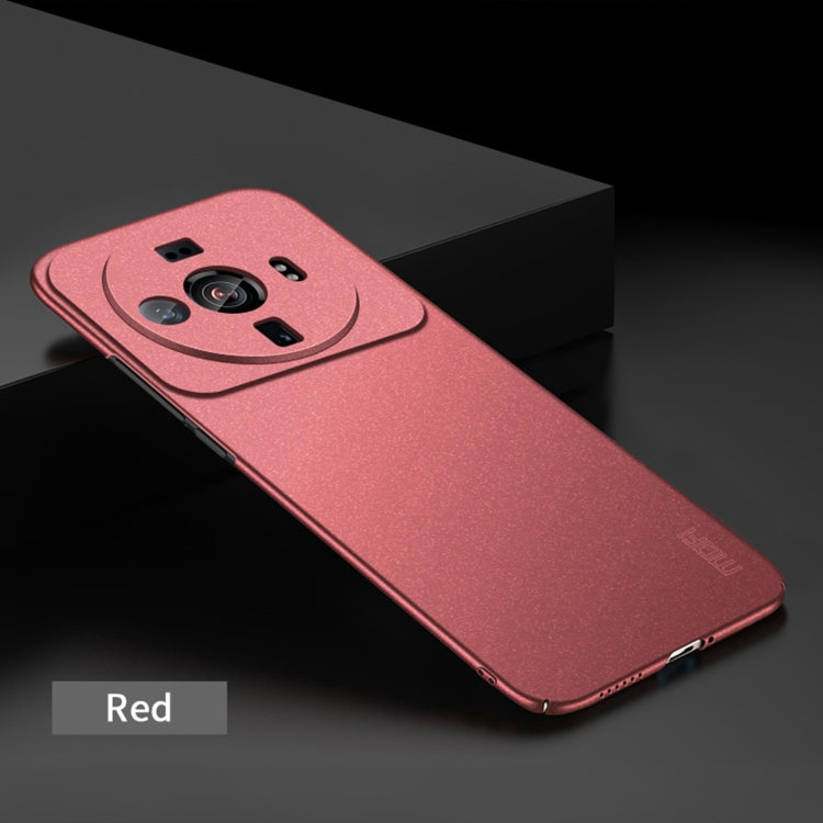 For Xiaomi 12s Ultra MOFI Fandun Series Frosted PC Ultra-thin Phone Case(Red) - Xiaomi Cases by MOFI | Online Shopping South Africa | PMC Jewellery