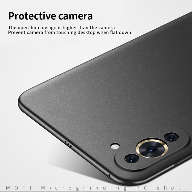 For Huawei Nova 10 MOFI Fandun Series Frosted PC Ultra-thin Phone Case(Black) - Huawei Cases by MOFI | Online Shopping South Africa | PMC Jewellery