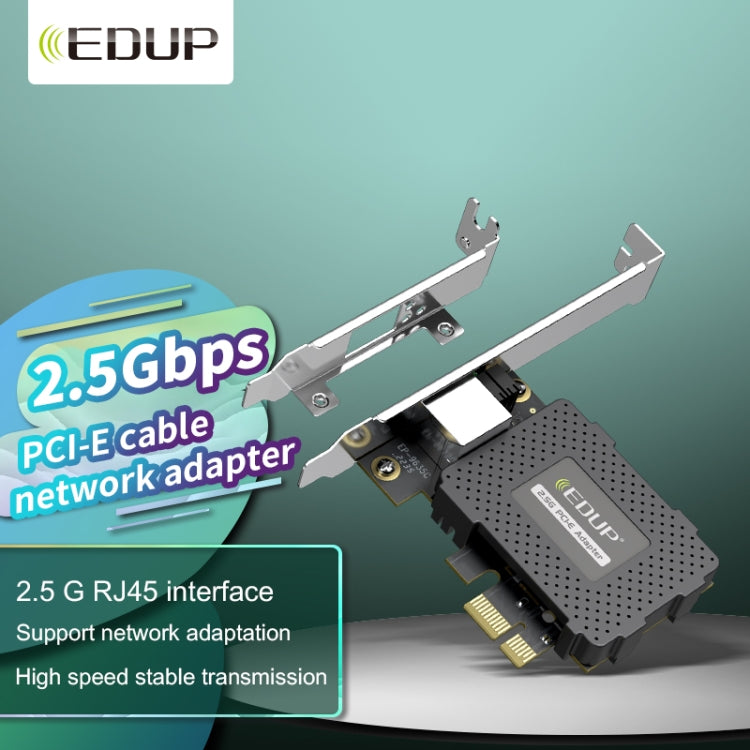 EDUP EP-9635C 2.5Gbps Gigabit Game Wired Network Card 2500M High Speed Internet Port Expansion Desktop PC Adaptive Ethernet Network Adapter - USB Network Adapter by EDUP | Online Shopping South Africa | PMC Jewellery | Buy Now Pay Later Mobicred