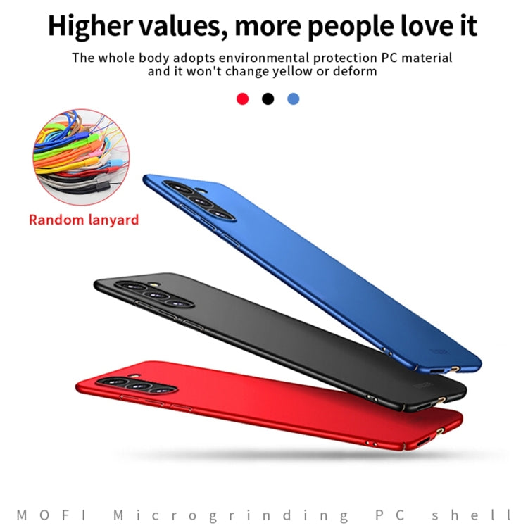 For Samsung Galaxy S23 5G MOFI Micro Frosted PC Ultra-thin Hard Case(Red) - Galaxy S23 5G Cases by MOFI | Online Shopping South Africa | PMC TechLife | Buy Now Pay Later Mobicred