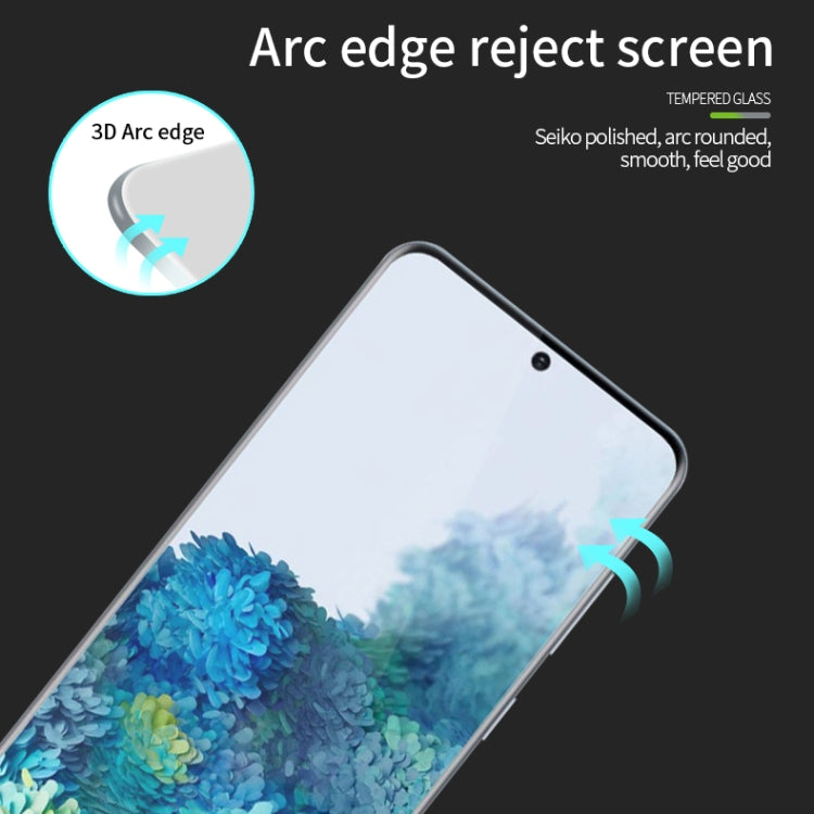 For Honor 80 MOFI 9H 3D Hot Bending Full Screen Tempered Glass Film(Black) - Honor Tempered Glass by MOFI | Online Shopping South Africa | PMC TechLife | Buy Now Pay Later Mobicred