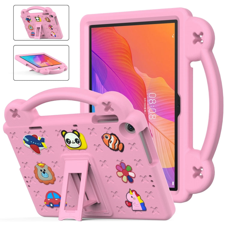 For Huawei Enjoy Tablet 2 10.1 Handle Kickstand Children EVA Shockproof Tablet Case(Pink) - Huawei by PMC TechLife | Online Shopping South Africa | PMC TechLife | Buy Now Pay Later Mobicred