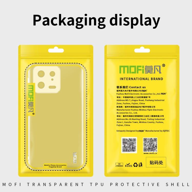 For vivo S16 / S16 Pro MOFI Ming Series Ultra-thin TPU Phone Case(Transparent) - vivo Cases by MOFI | Online Shopping South Africa | PMC Jewellery