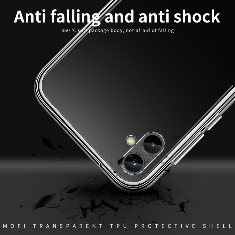 For Samsung Galaxy A04e MOFI Ming Series Ultra-thin TPU Phone Case(Transparent) - Galaxy Phone Cases by MOFI | Online Shopping South Africa | PMC Jewellery