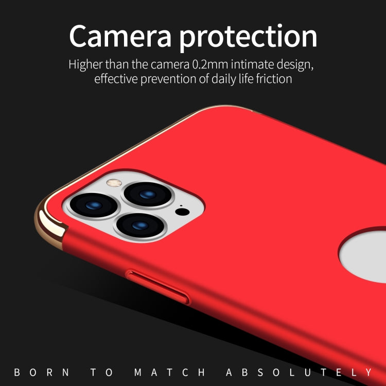 For iPhone 14 Pro MOFI Yatun Series 3 in 1 Stitching PC Phone Case(Rose gold) - iPhone 14 Pro Cases by MOFI | Online Shopping South Africa | PMC TechLife