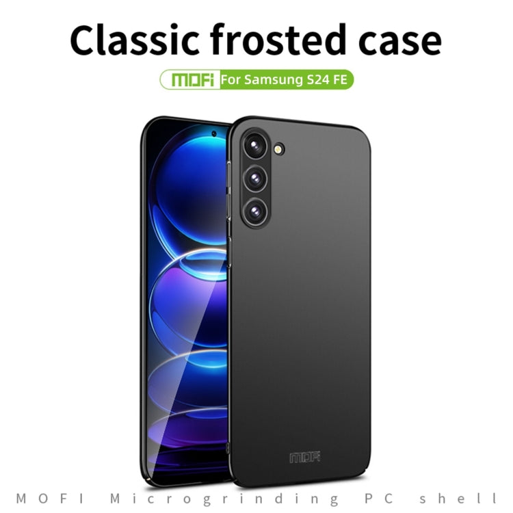 For Samsung Galaxy S24 FE 5G MOFI Frosted PC Ultra-thin Hard Phone Case(Red) - Galaxy S24 FE 5G Cases by MOFI | Online Shopping South Africa | PMC Jewellery | Buy Now Pay Later Mobicred