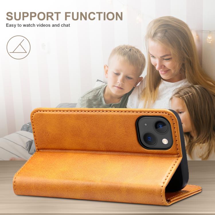 For Samsung Galaxy S25 5G Suteni Calf Texture Horizontal Flip Leather Phone Case(Khaki) - Galaxy S25 5G Cases by Suteni | Online Shopping South Africa | PMC TechLife | Buy Now Pay Later Mobicred