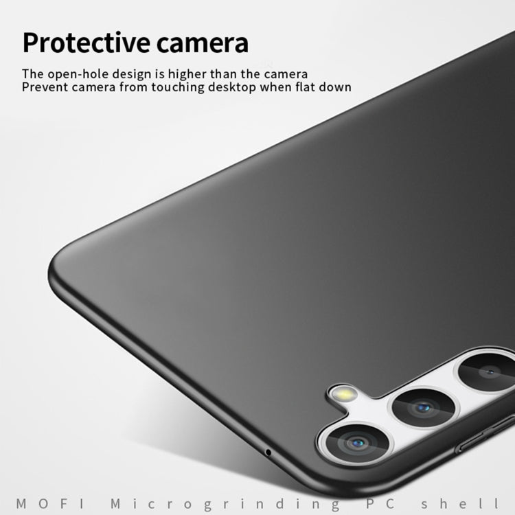 For Samsung Galaxy A14 4G / 5G MOFI Frosted PC Ultra-thin Hard Case(Blue) - Galaxy Phone Cases by MOFI | Online Shopping South Africa | PMC TechLife | Buy Now Pay Later Mobicred