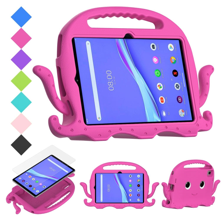 For Lenovo M10 Plus TB-X606 10.3 Octopus Style EVA PC Tablet Case(Rose Red) - Lenovo by PMC TechLife | Online Shopping South Africa | PMC TechLife | Buy Now Pay Later Mobicred
