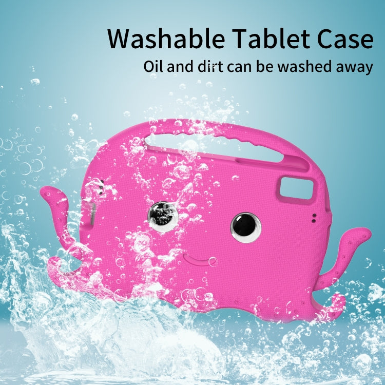 For Lenovo K10 TB-X6C6F 10.3 Octopus Style EVA PC Tablet Case(Rose Red) - Lenovo by PMC TechLife | Online Shopping South Africa | PMC TechLife | Buy Now Pay Later Mobicred