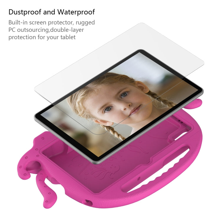 For Lenovo K10 TB-X6C6F 10.3 Octopus Style EVA PC Tablet Case(Rose Red) - Lenovo by PMC TechLife | Online Shopping South Africa | PMC TechLife | Buy Now Pay Later Mobicred