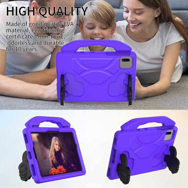 For  Lenovo Tab M11 /Xiaoxin Pad 11 2024 Thumb Bracket EVA Shockproof Tablet Case(Purple) - Lenovo by PMC Jewellery | Online Shopping South Africa | PMC Jewellery | Buy Now Pay Later Mobicred