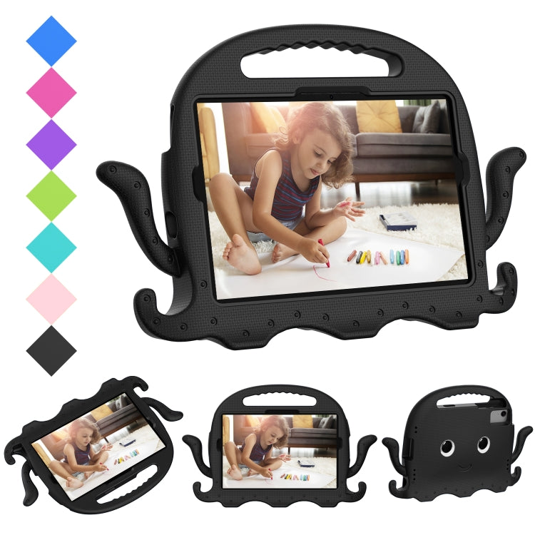 For Lenovo Tab M11 /Xiaoxin Pad 11 2024 Octopus Style EVA Hybrid PC Shockproof Tablet Case with Strap(Black) - Lenovo by PMC Jewellery | Online Shopping South Africa | PMC Jewellery | Buy Now Pay Later Mobicred