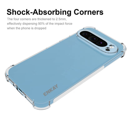 For Google Pixel 9 ENKAY Hat-Prince Transparent TPU Shockproof Phone Case - Google Cases by ENKAY | Online Shopping South Africa | PMC Jewellery | Buy Now Pay Later Mobicred