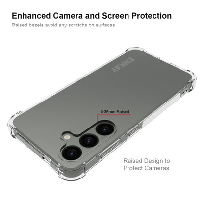 For Samsung Galaxy S24 5G ENKAY Clear TPU Shockproof Anti-slip Phone Case - Galaxy S24 5G Cases by ENKAY | Online Shopping South Africa | PMC Jewellery | Buy Now Pay Later Mobicred