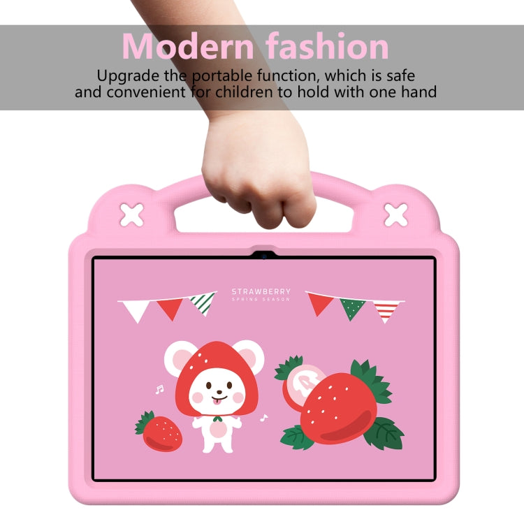 For Amazon Fire HD 10 2021 Handle Kickstand Children EVA Shockproof PC Tablet Case(Pink) - Amazon by PMC TechLife | Online Shopping South Africa | PMC TechLife | Buy Now Pay Later Mobicred