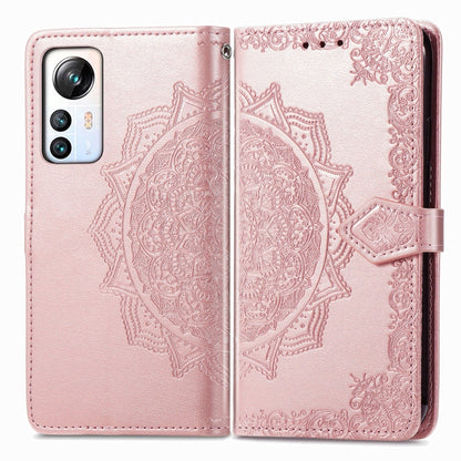 For Blackview A85 Mandala Flower Embossed Leather Phone Case(Rose Gold) - More Brand by PMC Jewellery | Online Shopping South Africa | PMC Jewellery