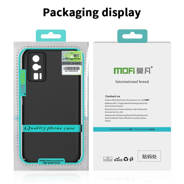 For Xiaomi Redmi K60E MOFI Frosted Ultra-thin PC Hard Case(Black) - Xiaomi Cases by MOFI | Online Shopping South Africa | PMC TechLife