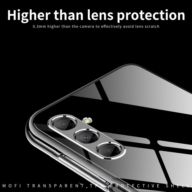 For Samsung Galaxy M14 MOFI Ming Series Ultra-thin TPU Phone Case(Transparent) - Galaxy Phone Cases by MOFI | Online Shopping South Africa | PMC TechLife