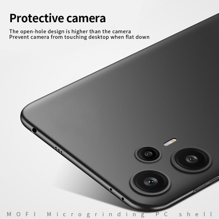 For Xiaomi Redmi Note 12 Turbo 5G MOFI Micro-Frosted PC Ultra-thin Hard Phone Case(Blue) - free shipping - PMC TechLife - Order now!